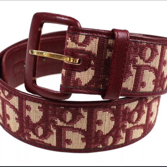 VINTAGE CHRISTIAN DIOR MONOGRAM BELT, XS - Picture 2 of 8